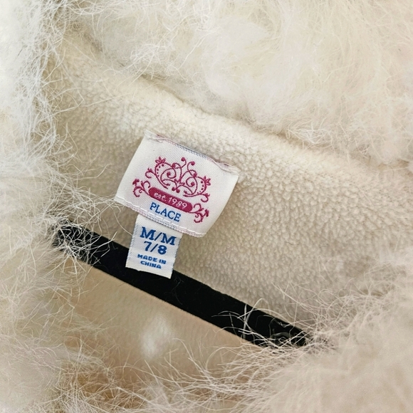 1989 Place Knitted Fleece Lined Jacket w/ Faux Fur Trim - Picture 7 of 8